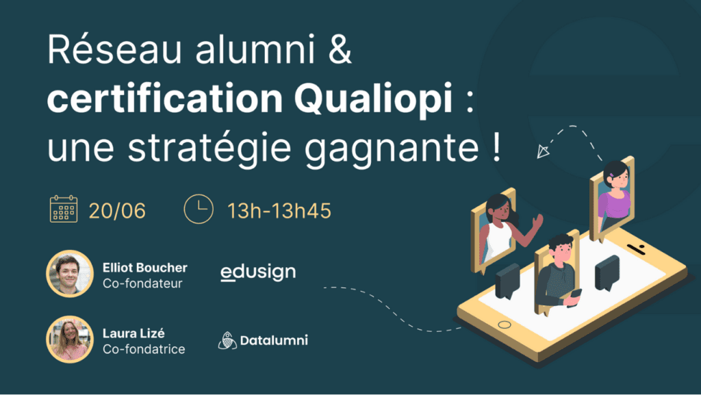 Webinaire : Réseau alumni & certification Qualiopi, une stratégie gagnante !