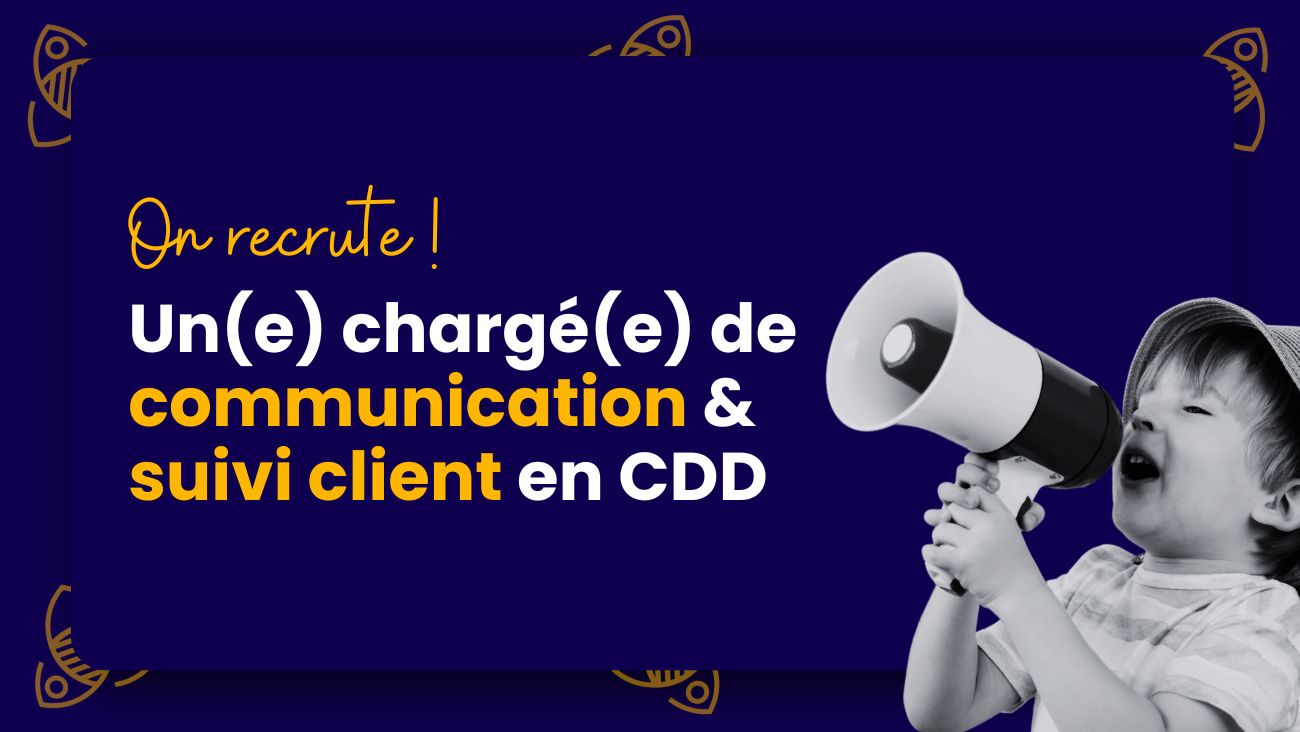 On recrute Un(e) chargé(e) de communication & suivi client en CDD
